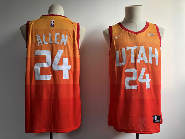 Jazz 24 Grayson Allen Orange 2018-19 City Edition Nike Swingman Jersey,We sell and wholesale Jazz 24 Grayson Allen Orange 2018-19 City Edition Nike Swingman Jersey on line form chian!